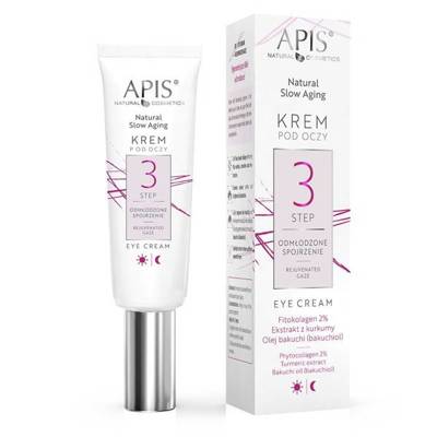 Apis Natural Slow Aging Step 3 Eye Cream Rejuvenating Look 15ml