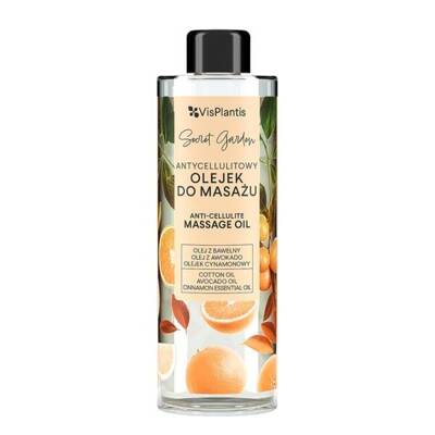 Vis Plantis Secret Garden Antycellulitowy Olejek do Masażu dla każdego Rodzaju Skóry 200ml