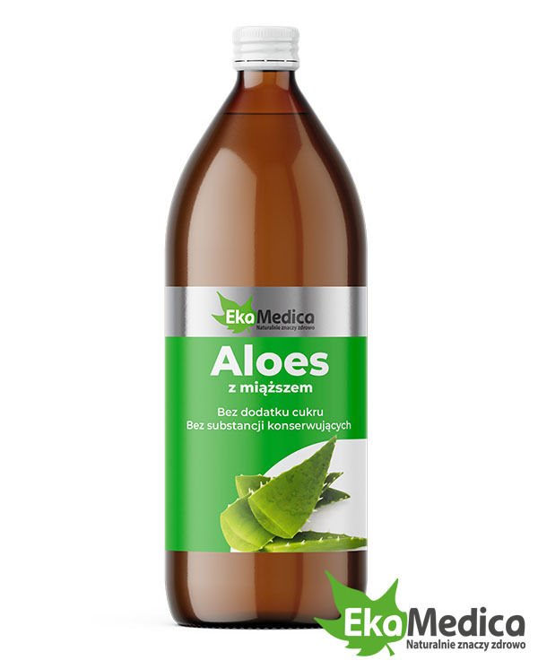 EkaMedica Aloe with Pulp for Digestive System 1l Supplements \ From