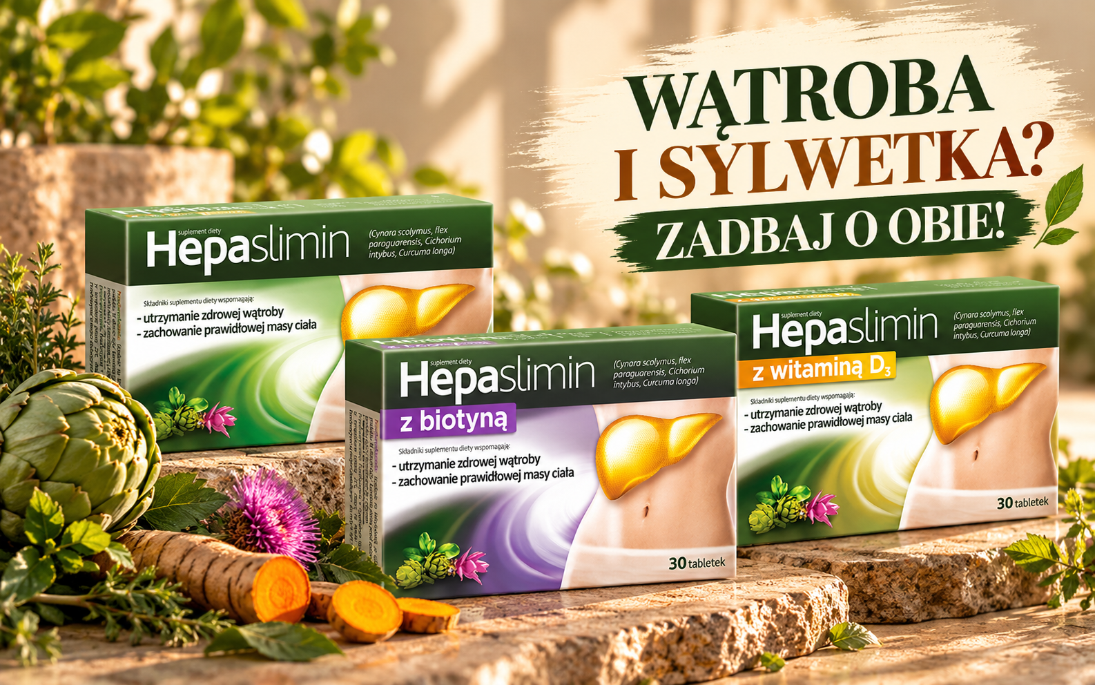 Liver Health and Weight Management – Discover the Plant-Based Ingredients in Hepaslimin by Aflofarm
