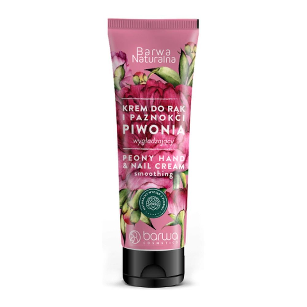 Barwa Natural Smoothing Hand and Nail Cream Peony 100ml