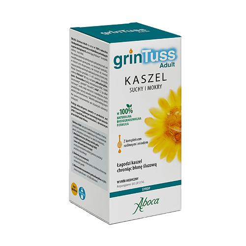 Grintuss Adult Dry and Wet Cough Syrup for Adults 180g