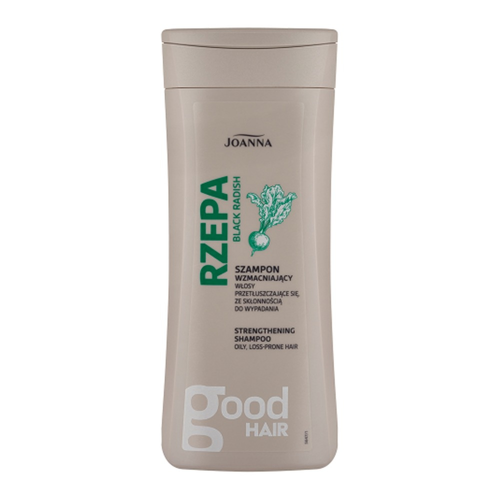 Joanna Black Radish Shampoo Strengthening Greasy and Falling Out Hair 200ml