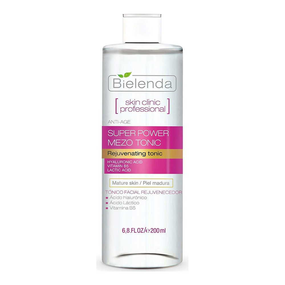 Bielenda Skin Clinic Professional Face Toner with Lactic and Hyaluronic Acid 200ml