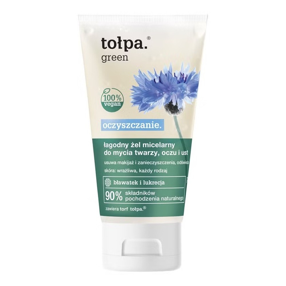 Tolpa Green Gentle Micellar Cleansing Gel For Face Eyes And Lips 150ml