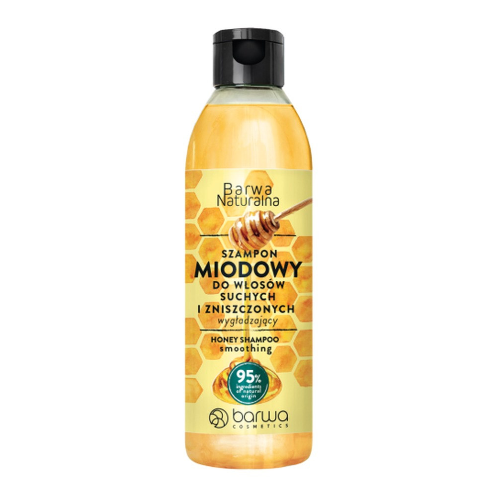 Barwa Natural Smoothing Honey Shampoo for Dry and Damaged Hair 300ml