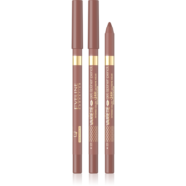 Eveline Variete Waterproof Gel Lip Liner No. 01 Nude 1 Piece