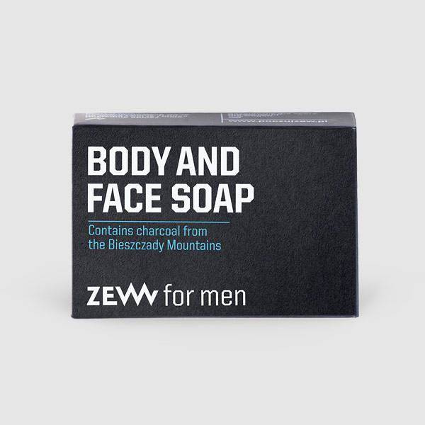 Zew for Men Natural Moisturizing Face and Body Soap for All Skin Types 85ml