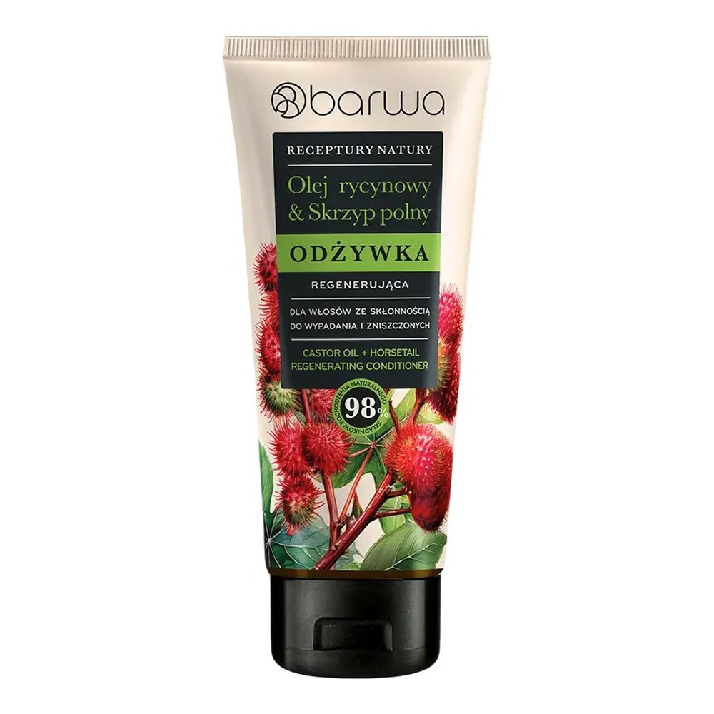 Barwa Nature's Recipe Regenerating Conditioner Castor Oil Horsetail for Weak and Loss-Prone Hair 200ml