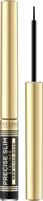 Eveline Precise Slim Ultra-Precise Eye Liner Long-Lasting Effect 48H Vinyl Black 2ml