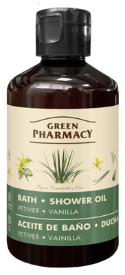 Green Pharmacy Bath and shower oil Vetiver and vanilla 250ml