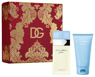 Dolce & Gabbana Light Blue Gift Set 50ml EDT + 50ml Body Cream Set for Women 1 Piece