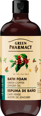 Green Pharmacy Bath Foam Green Coffee and Ginger Oil 500ml