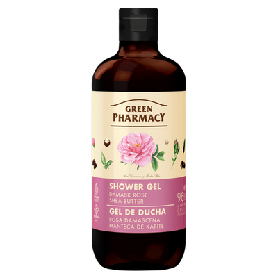 Green Pharmacy Shower Gel Damask Rose and Shea Butter 500ml