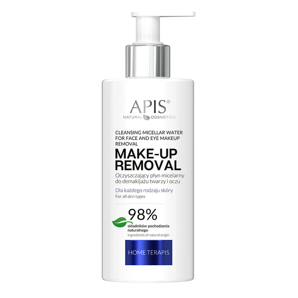 Apis Home Terapis Cleansing Micellar Water for Face and Eyes Makeup Removal 300ml