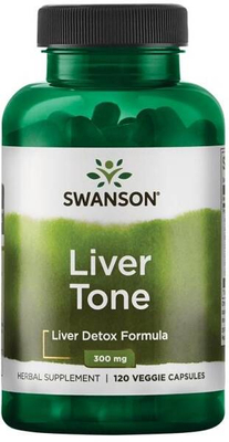 Swanson Liver Tone Liver Detox Formula 300mg 120 Vcapsules