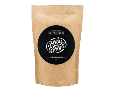 BodyBoom Alpha Male Coffee Body Scrub 100g