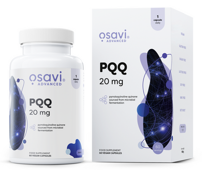 Osavi PQQ 20mg 60 vegan caps for mitochondrial support