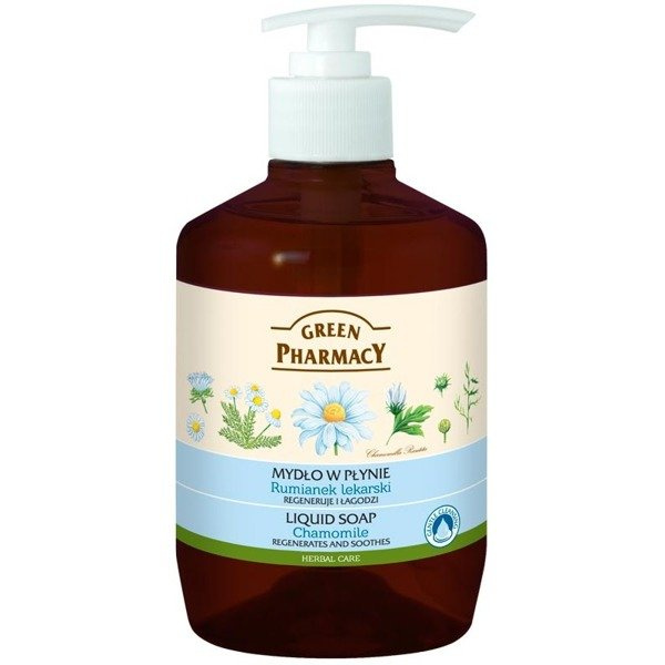 Green Pharmacy Liquid Soap Musk Rose and Cotton 460ml