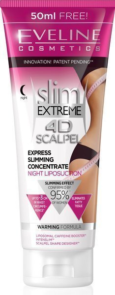 Eveline 4D Slim EXTREME Scalpel Express Body Slimming Concentrate 250ml