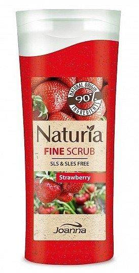 Joanna Naturia Fine-Grained Body Peeling Strawberry Smoothes Purifies Nourishes 100g
