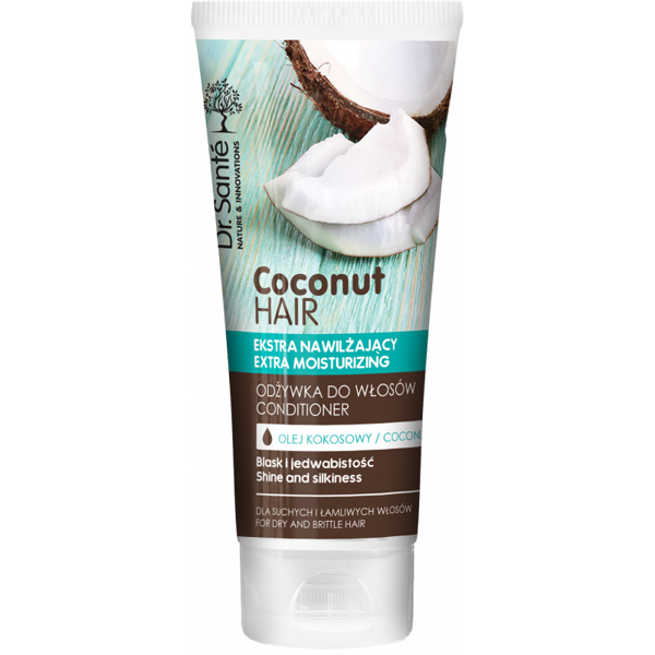 Dr. Sante Coconut Hair Conditioner with Coconut Oil for Dry Brittle Hair 200 ml