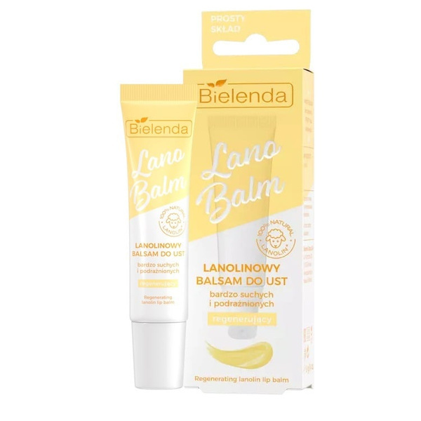 Bielenda Lano Balm Lanolin Regenerating Lip Balm 10g