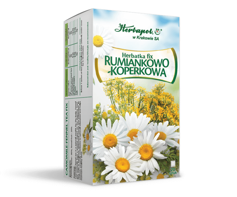 Herbapol Tea chamomile and fennel FIX 20 pcs