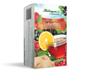 Herbapol Fix Fruit Tea with Ginger 20 Sachets Best Before 31.10.26