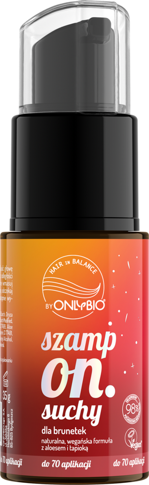 OnlyBio Hair in Balance Dry Shampoo for Brunettes 35g