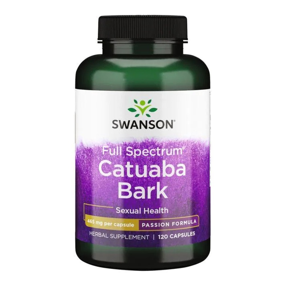 Swanson Full Spectrum Catuaba Bark 465mg 120 Capsules