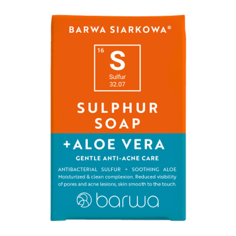 Barwa Siarkowa Sulfur Soap with Aloe Anti-Acne 100g