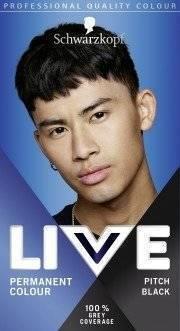 Schwarzkopf Live Permanent Hair Colour Men Pitch Black 099