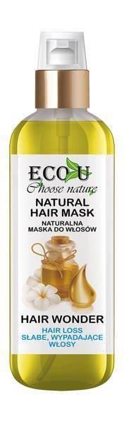 Eco U Natural Oils Anti Hair Loss Mask with Vitamins for Weakned Hair 125ml