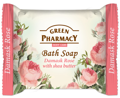 Green Pharmacy Toilet Soap with Extract From Damascus Rose and Shea Butter 100g