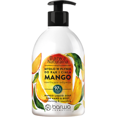 Barwa Natural Nourishing Liquid Soap Mango 500ml