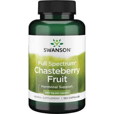 Swanson Full Spectrum Chasteberry Fruit 400mg 120 Capsules