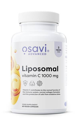 Osavi Liposomal Vitamin C 1000mg 60 vcaps for immunity
