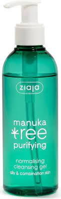 Ziaja Manuka Tree Normalizing Cleansing Gel for Combination and Oily Skin Day and Night Vegan  200ml