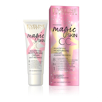 Eveline Magic Skin CC Moisturising Cream Anti-Redness 8in1 50ml