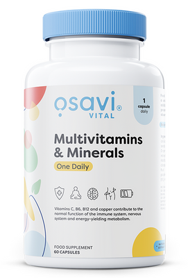 Osavi Multivitamins & Minerals One Daily 60 caps for comprehensive daily support