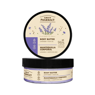 Green Pharmacy Lavender and Linseed Oil Body Butter 200ml
