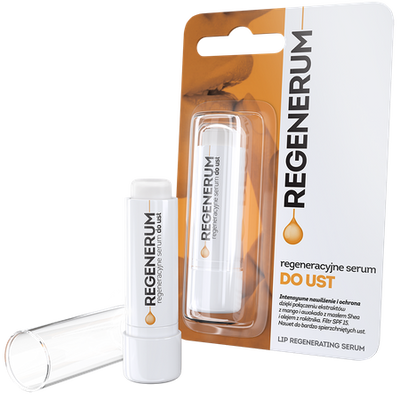 Regenerum Regenerating Lip Serum Moisturizes Nourishes Lips Protection SPF15 5g