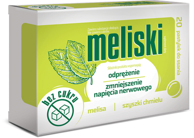 Meliski Decrease Nervous Tension 20 Lozenges