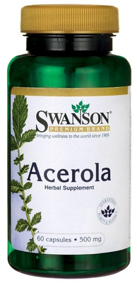 Swanson Acerola 500mg 60 Capsules