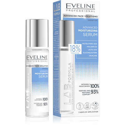 Eveline Lab Formula Advanced Moisturizing Serum for Dry and Dehydrated Skin Day and Night 30ml
