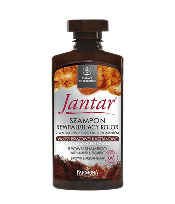 Farmona Jantar Brown Shampoo With Amber And Pigment For Brown &Auburn Hair 330ml
