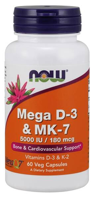 Mega D-3 & MK-7 - 60 vcaps