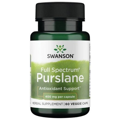 Swanson Full Spectrum Purslane 400mg 60 Vcapsules