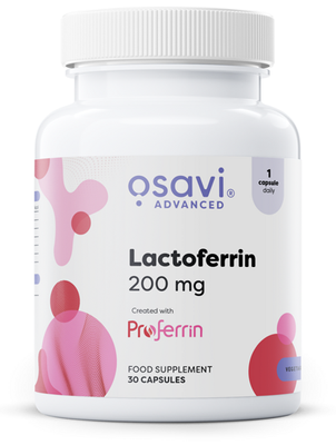 Osavi Lactoferrin 200mg 30 caps for iron absorption